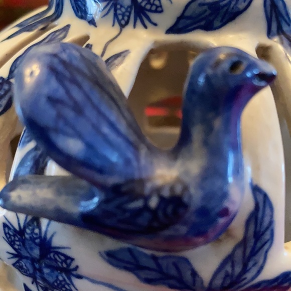 Vintage Porcelain Birdcage - Picture 12 of 13